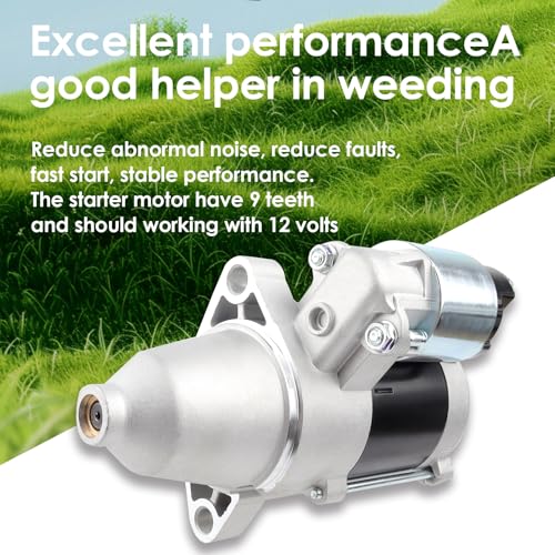 Image of Ezexpreze 19612 New Starter Motor Replacement for 35hp Briggs & Stratton Vanguard V-Twin 32hp Air Cooled Engine 845760 845640 845761 807383 809054 428000-0230 84006533 SND0529 410-52156