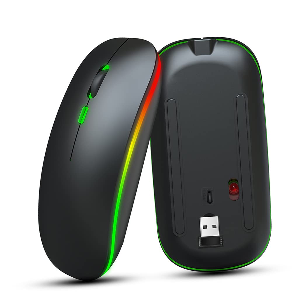 M40 Ultra-thin Weless Mouse 2.4G Weless Silent Mouse Ergonomic Design 3 Adjustable DPI Black