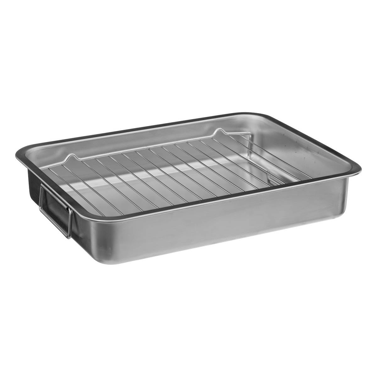 5five - plat à rôtisserie 30x40cm en inox
