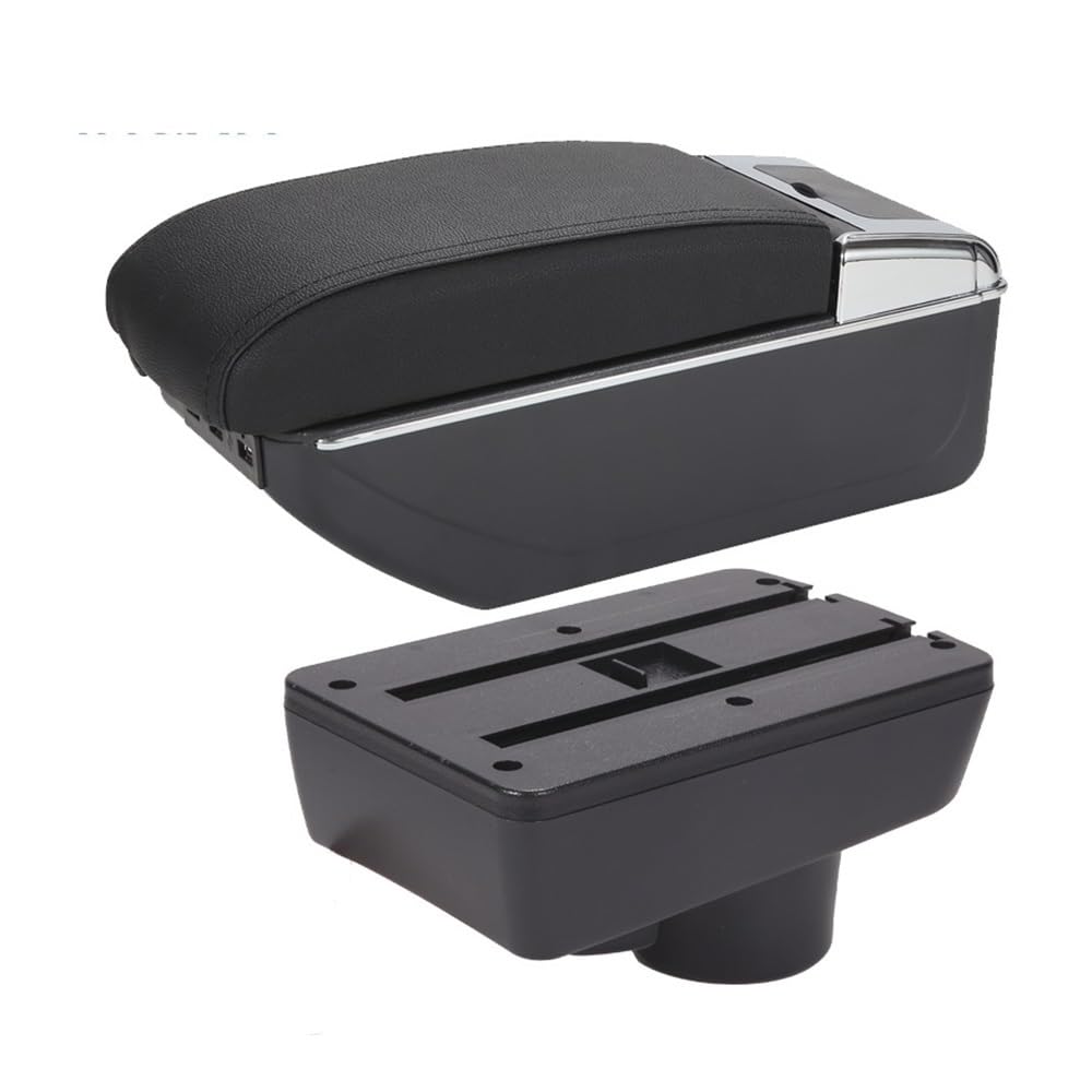 Aierdeyp B2 Black Line 7Usb Car Armrest Box For Opel For Corsa F 2019-2026