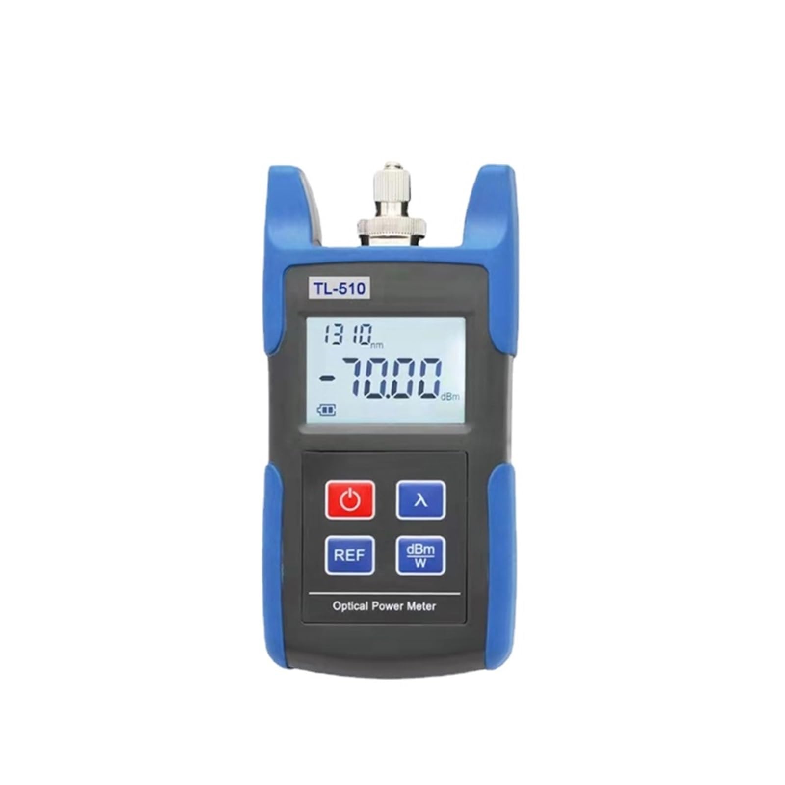 Mini medidor de potencia fibra óptica probador mano, precisión TL510A Inspección del circuito