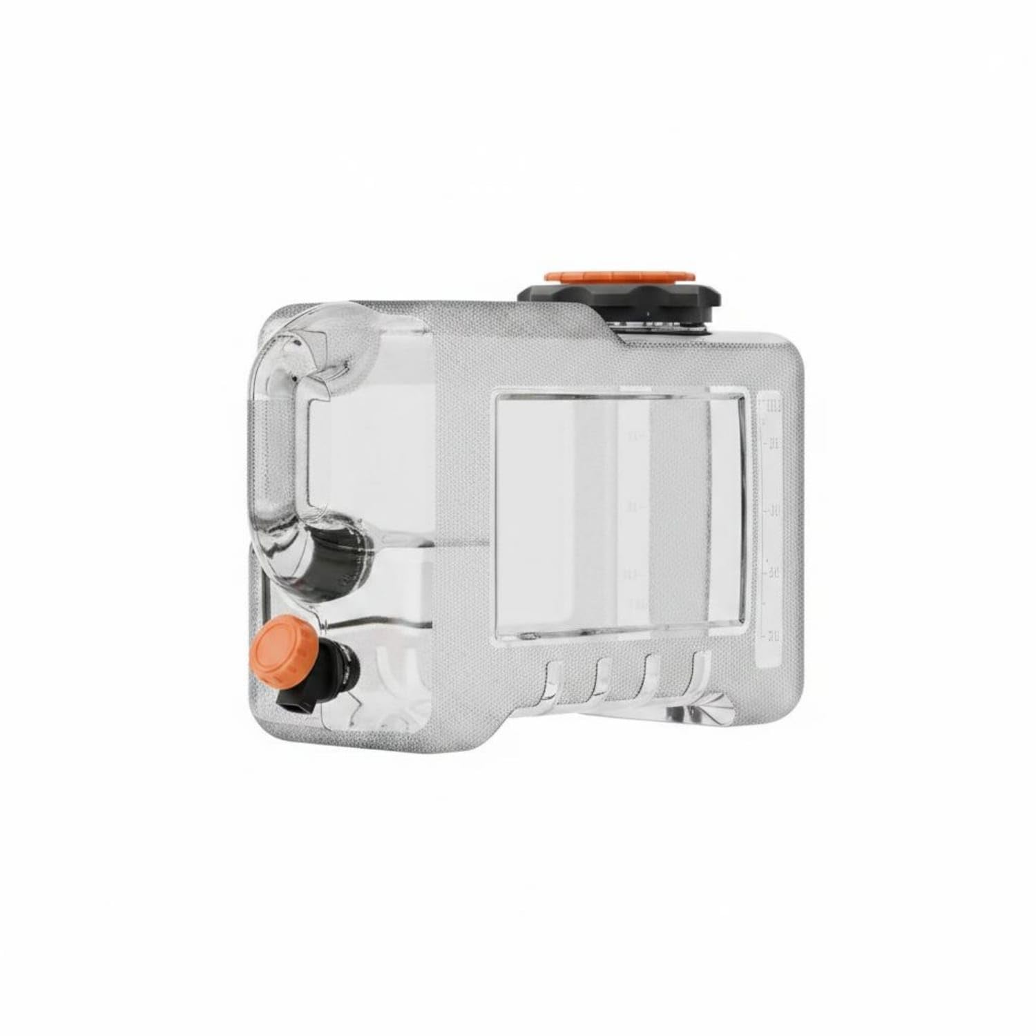 Semi-Translucent Rectangular Water Container Large Capacity Car Water Container Easy to Clean Leakproof for Outdoor, Travel, 25L-image-42