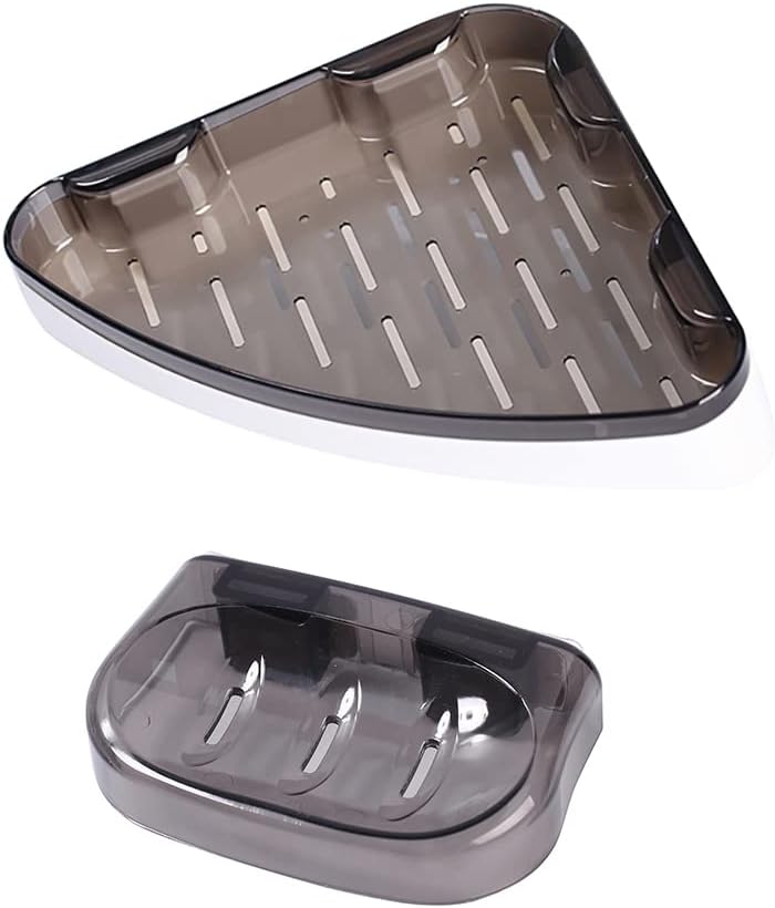 Corner Shower Caddy, 2 Pack Adhesive Wall Mounted Shower