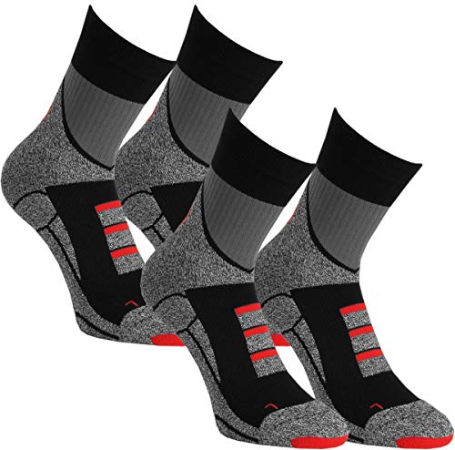RS. Harmony | Sport- und Laufsocken | Der Läufer Easy Running | 4 Paar | schwarz | 43-46 Cover
