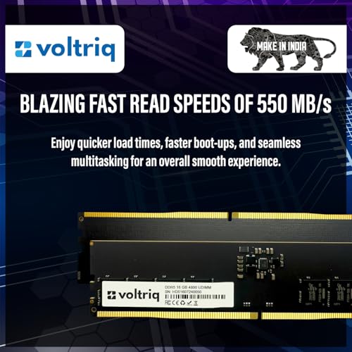 Image of 16GB DDR5 Desktop RAM 4800MHz UDIMM - Enhance Your System's Performance and Work Efficiency - Perfect for Gamers, Office Work, and More - 3 Years Warranty