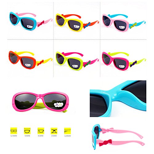 FancyG® Cool Kids Style Round Shape Fashion Inspired Pretty Cute Girls Bow Tie UV 400 Protection Sunglasses Frame Eyewear2