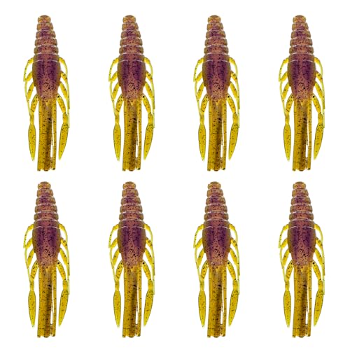 6th Sense Fishing Crube 3.0" - Soft Plastic - Creature Bait (Green Pumpkin Pro)