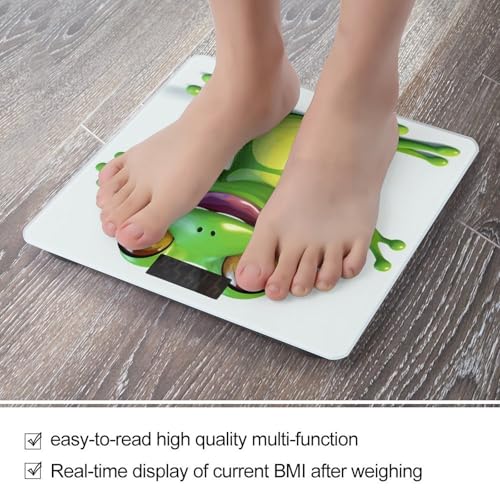 Báscula digital Green Frog para baño de vidrio templado miniatura 5
