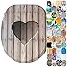 Produktbild Sanilo WC-Sitz mit Absenkautomatik I Hochwertiger Toilettensitz aus Holz I Toilettendeckel in verschiedenen Motiven (Wooden Heart)