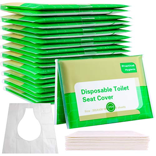 Toilet Seat Covers Disposable, YGDZ 110pcs Flushable Travel Disposable