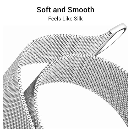Image of Original Metal Milanese Loop Compatible with Apple Watch Band for Women Men