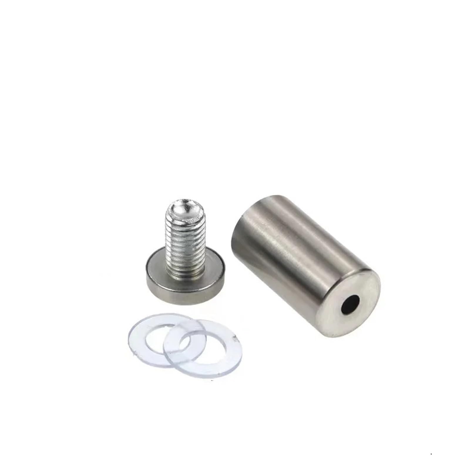 Fijaciones de separación, 10 piezas de fijaciones de separación, sujetadores de vidrio, 16 mm, acero inoxidable, acrílico, publicidad, separadores, clavos, carteles, tornillos de fijación, hardware(16