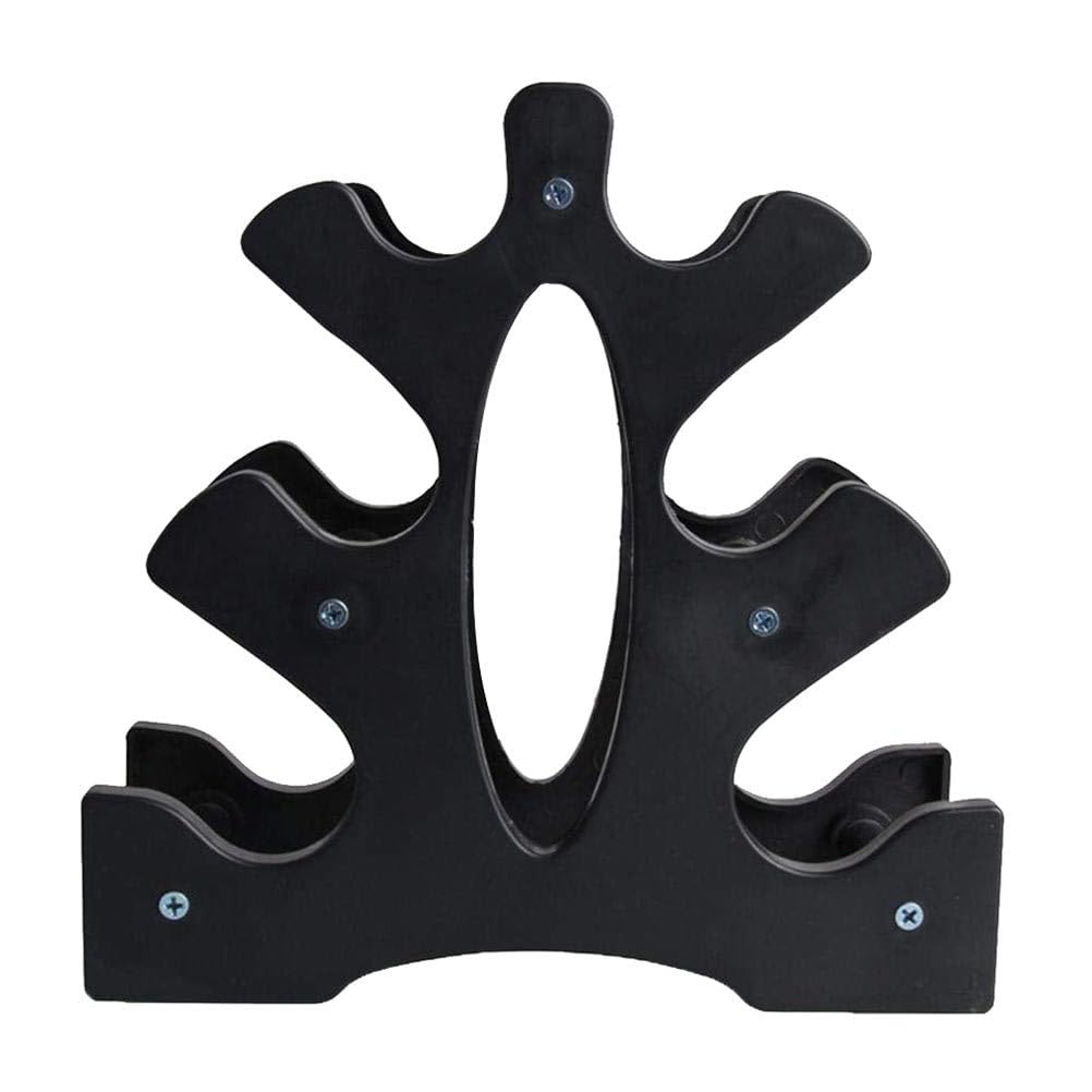 Toddmomy Dumbbell Storage Stand Compact Tripod Design Dumbbell Bracket for Home Gym Weight Organization and Floor Protection
