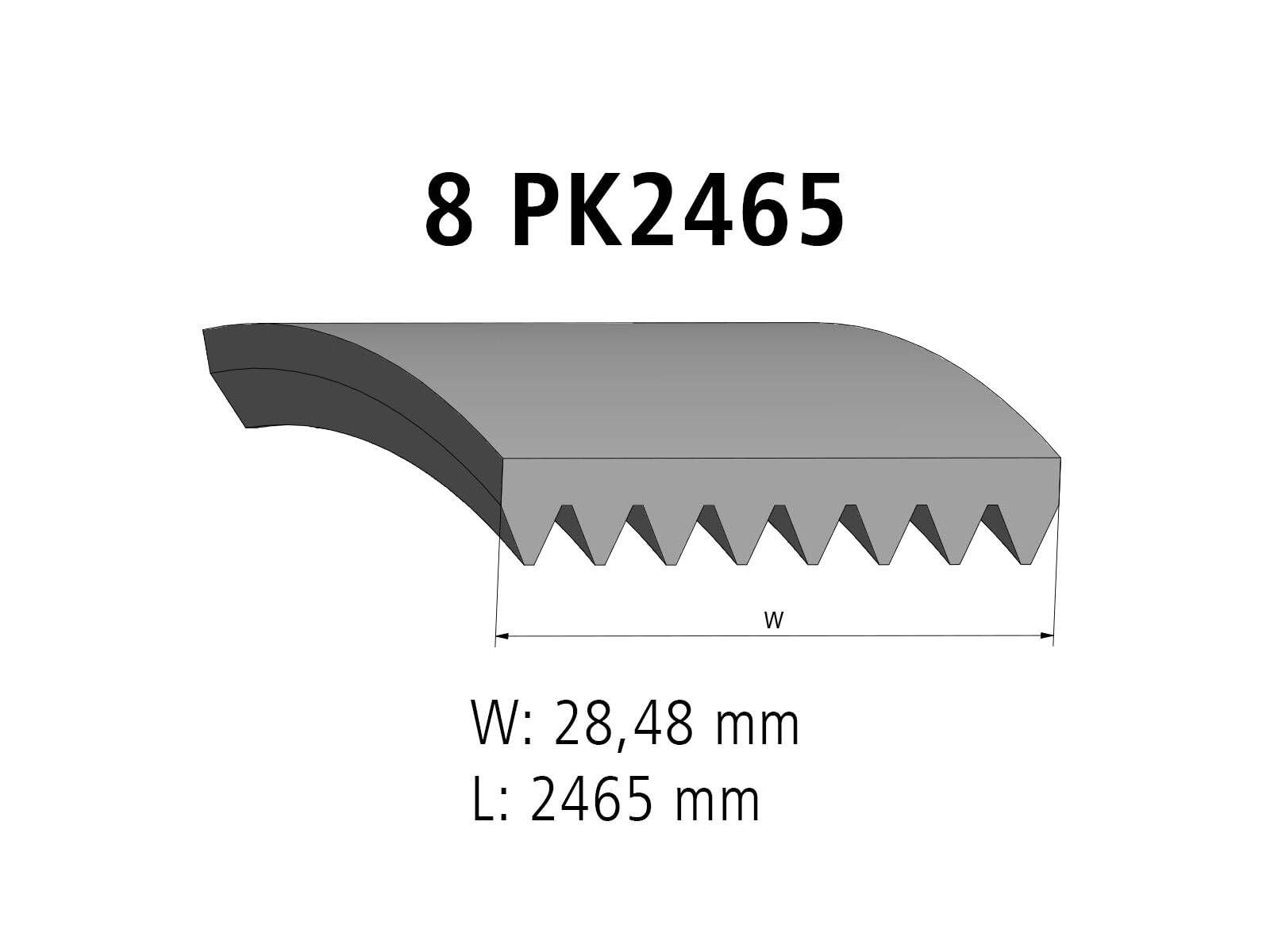 DT Spare Parts 1.21960 Cinghia servizi