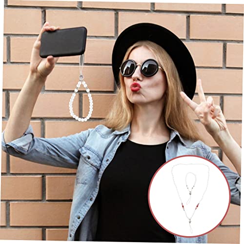 NOLITOY 2 Peças Cordão De Cristal Para Celular Com Acabamento Em Strass Pulseira Para Carteira Capa