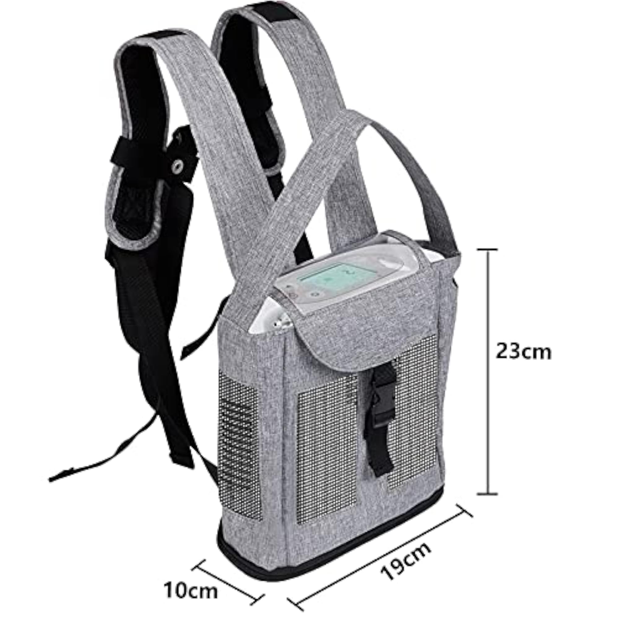Lightweight Portable Oxygen Concentrator Backpack, Gray