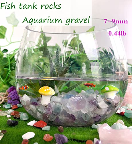 Image of Rose Quartz Healing Crystal Chips Bulk Gemstones Sets Tumbled Crushed Stones Crushed Crystals Natural Rocks for Fountain Rocks Decoration Reiki Energy Balancing Meditation Aquarium Gravel 0.44lb