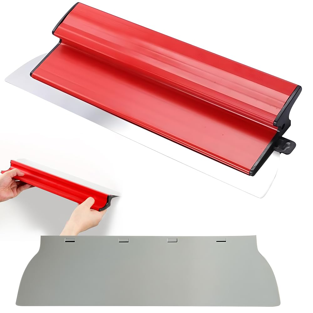 Udbrud Spatule de surface 40cm, Spatule de lissage professionnelle avec poignée ergonomique en Z, Acier Inoxydable Couteau a End