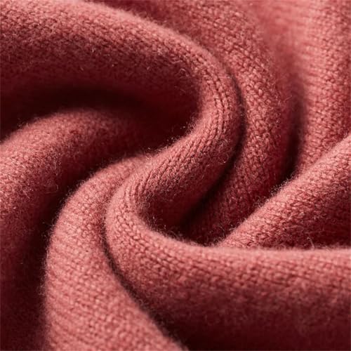 Men's Solid Sweater Turtleneck Wool Knitting Sweater Long Sleeve Pullover Classic Business Jumper 5