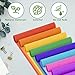 Crepe Paper Streamers 8 Rolls, 10 x 98Inch 8 Rainbow Colors Crepe Paper Sheets for DIY Gift Colourful Paper Flower Wrapping Paper Crafts Birthday Wedding Holiday Party Decorations