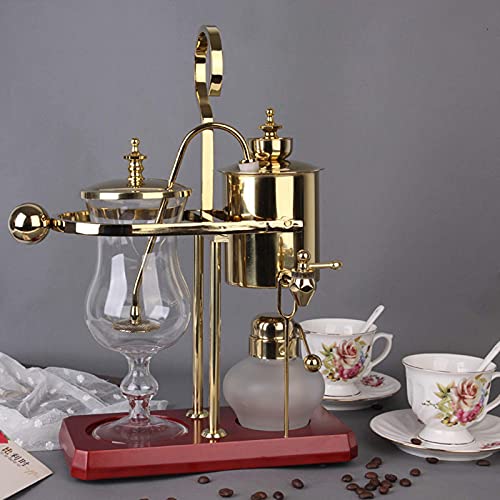 Siphon Kaffeemaschine Belgisch Belgien Luxus Royal Family Balance Siphon Siphon Kaffeemaschine, 1 Set,Gold – Bild 3
