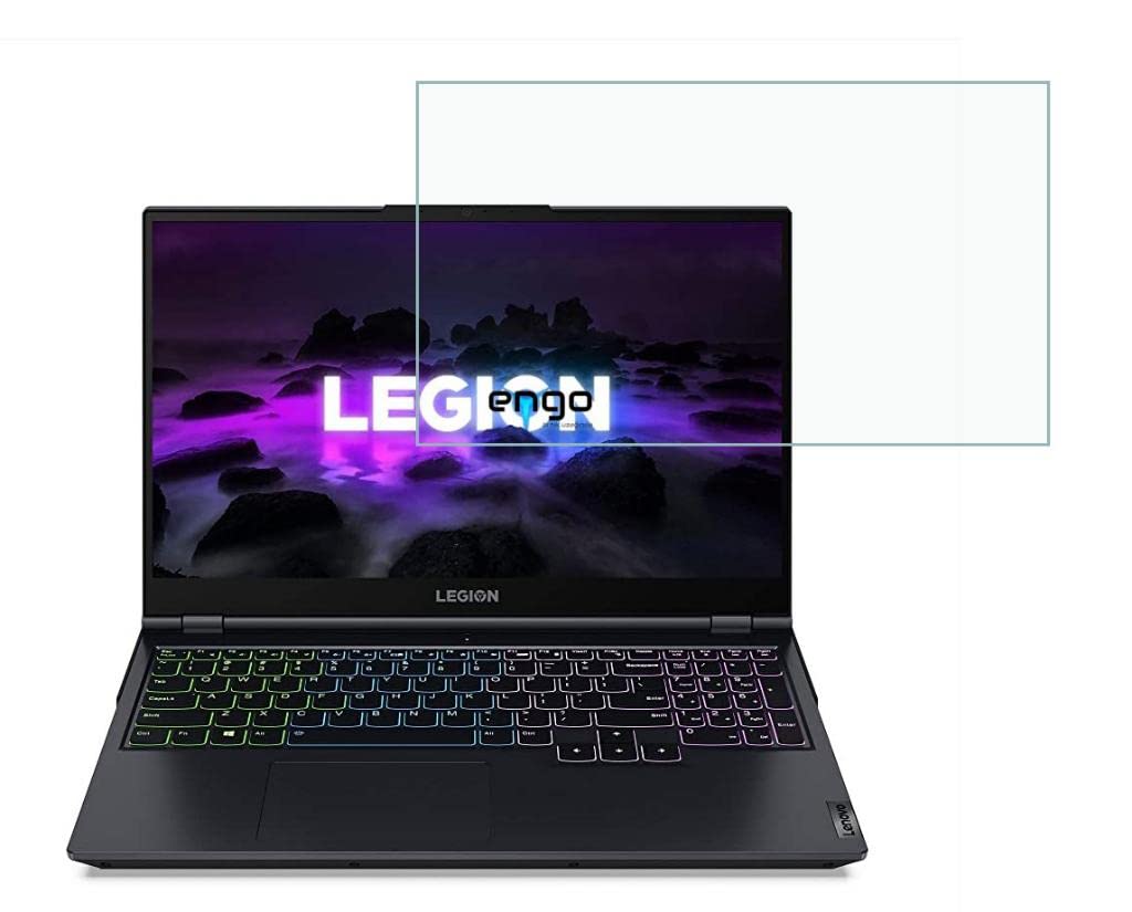 Engo Lenovo Legion 5 Pro 16 İnç İle Uyumlu Ekran Koruyucu Notebook, 9H Temperli Kırılmaz Esnek Nano Cam, Çizilmeye Ve Darbeye Dayanıklı Laptop Koruma, HD Şeffaf 16:10