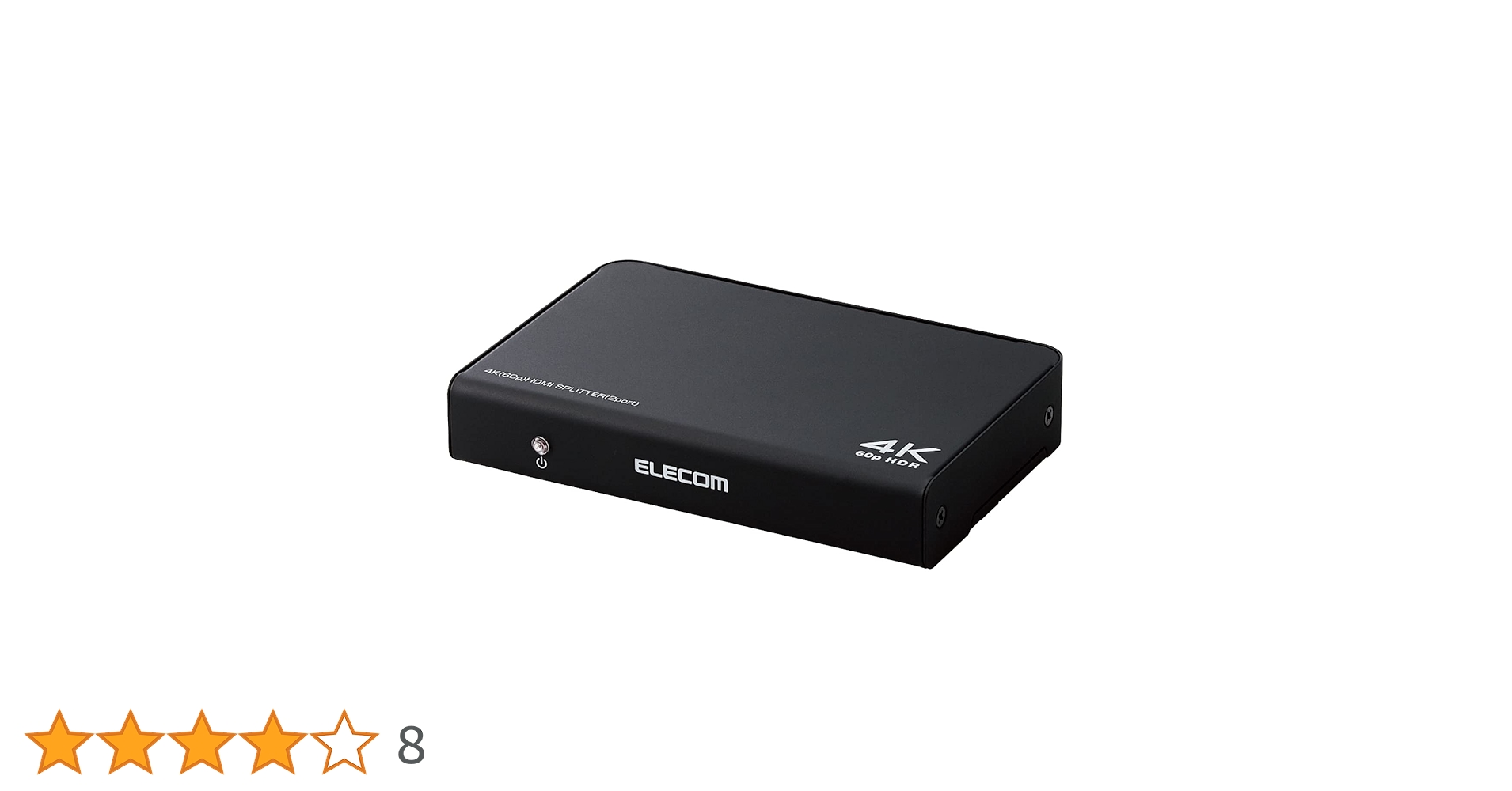 良品 エレコム ELECOM HDMI分配器 VSP-HDP12BK 2ポート HDMI(R)分配器 - VSP-HDP12BK