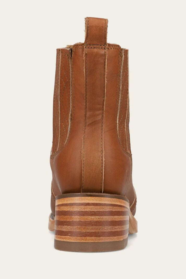 Frye Campus Chelsea Ankle Boots for Women - Leather-Lined 5.75" Booties for Women - Square Toe Boots - Chunky Heel Booties with 1.7.5" Block Heel - Slip-on Design