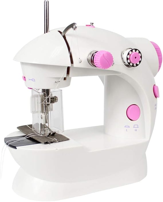 HEOMU Máquina de Coser con luz, Pedal de Velocidad Ajustable ...