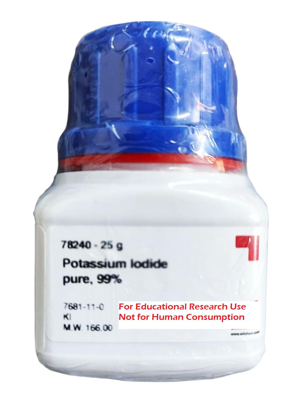 generic SRL SRL Potassium Iodide pure, 99%, 25Gm, CAS : 7681-11-0, Molecular Formula : KI, Molecular Weight : 166.00, Storage: Room Temperature, Shelf Life: 60 Months for laboratory and industrial use-picture-27