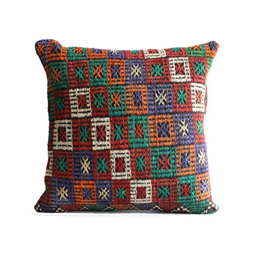 24x24 Kilim Pillow Southwest pillow Turkish Pillow Suzani