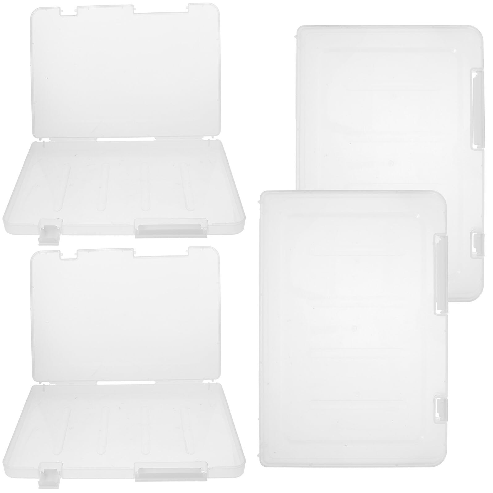 Boîtes de rangement pour documents transparentes pour stopper la pagaille du bureau