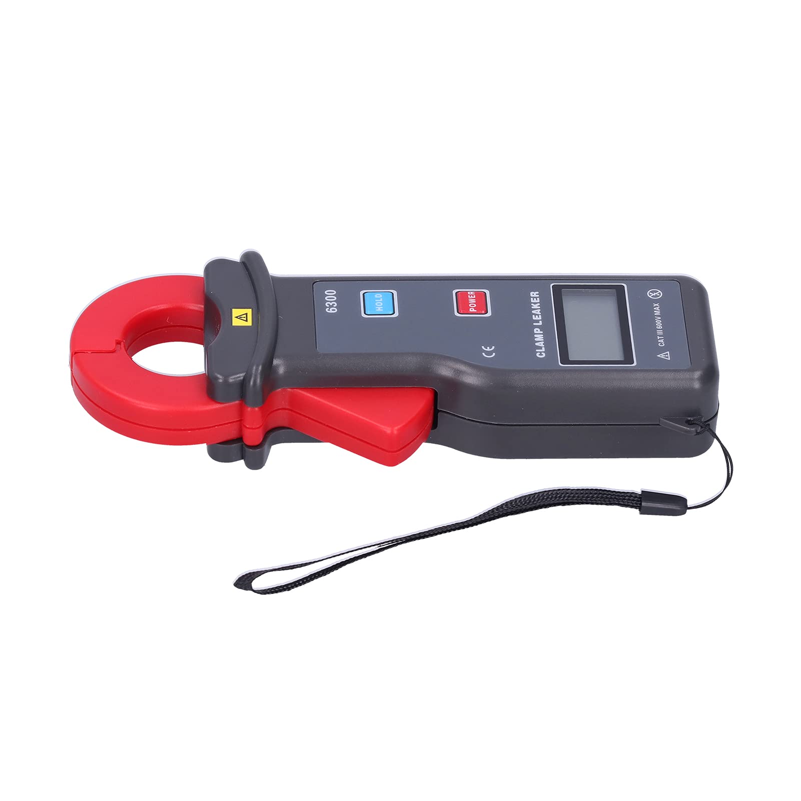 Dioche Multimetr Upływu z Wyświetlaczem -6300 Current Meter - Cyfrowy Cęgowy Miernik Prądu Upływowego z USB i Wysokim - Przenośny Tester 0mA-60A do Pomiaru Prądu Upływowego AC