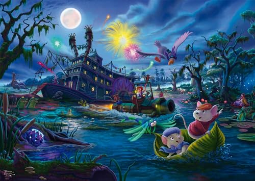 Schmidt 58046 Thomas Kinkade Disney, Bernard und Bianca, 1000 Teile Puzzle