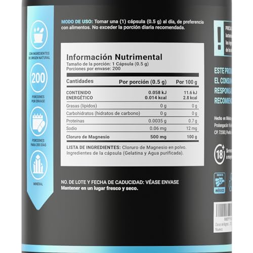 Essential Nutrition, cloruro de magnesio plus Marca B Life Company (2)