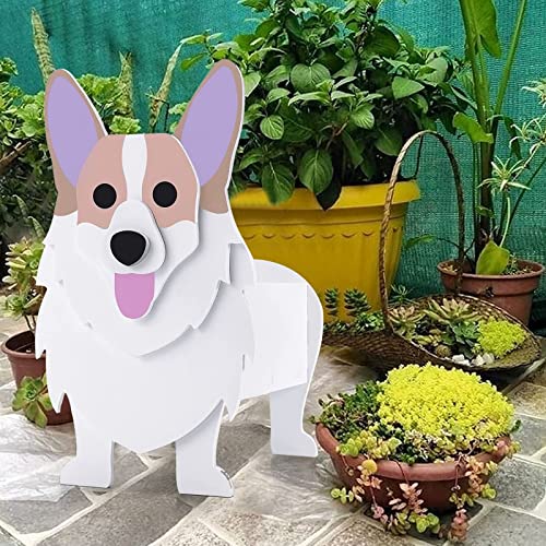 Dog Planter Flower Pots For Garden Decoration, Cute Dog Planters For Outdoor Plants, Plant Pots For Flower Succulent Pots, Home Decor Plant Pot, Pet Planter Suitable Gifts For Pet Lovers #TOP6
