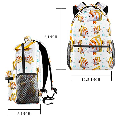 Sac à dos de musique grande capacité au design imprimé noir et blanc - 2