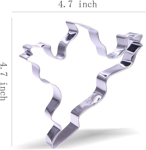 Miniatura 2 de Juego de cortadores de galletas de Halloween grandes, 7 piezas, acero inoxidable