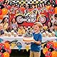 SANYUANHE 37 Stück Kinder Motorrad Happy Birthday Banner Party Dekorations Set,Rennmotorrad-Kuchen-Dekoration,Motorrad-Muster Luftballons,Cupcake Toppers Racing Dirt Bike Dekoration Party Zubehör
