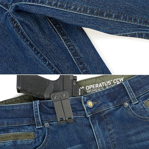 VIKTOS Women's Operatus CCW Durable EDC Concealed Carry Tactical Stretch Denim Jeans with Multiple Pockets and Belt Loops4