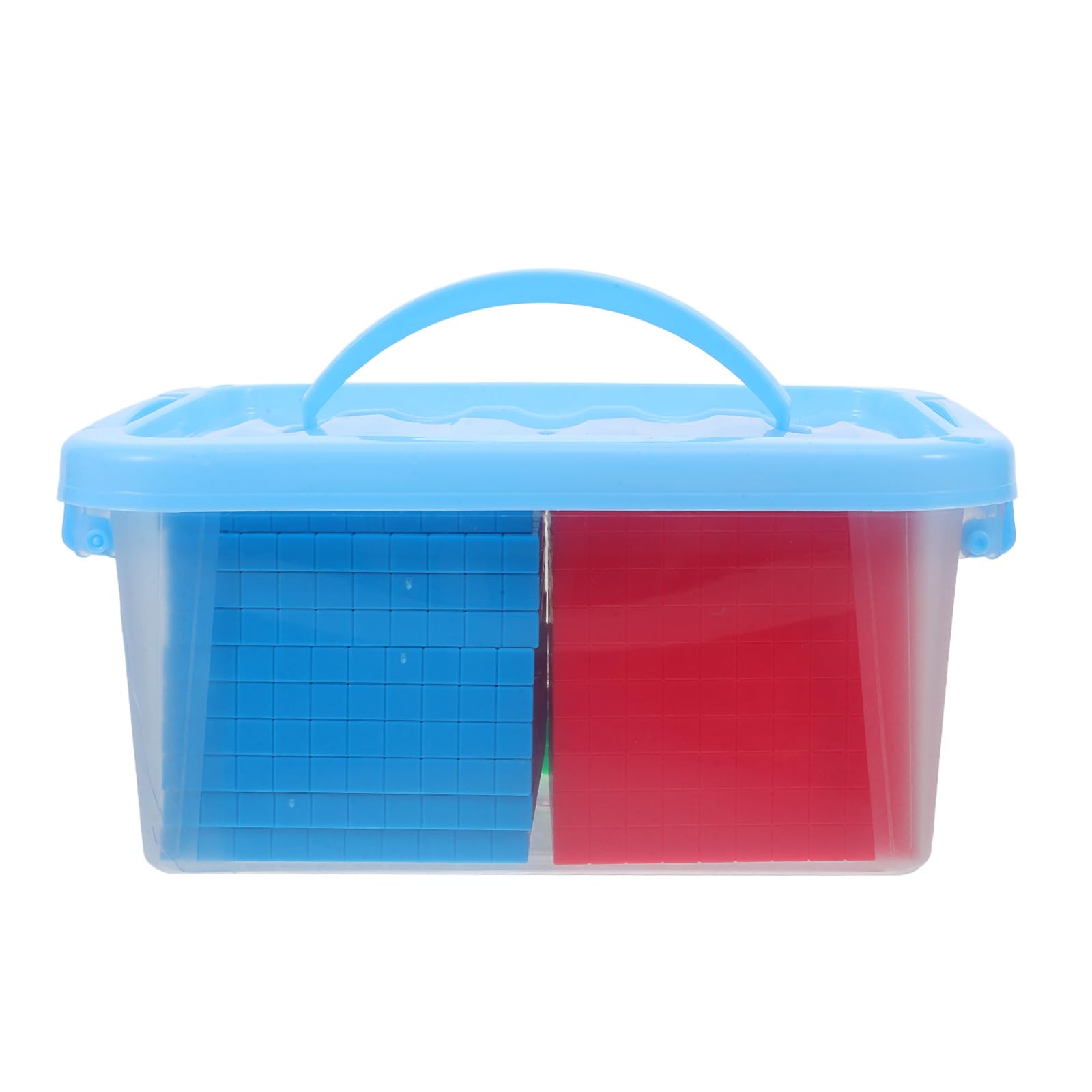 Milisten 1 Ensemble de matériel de mathématiques Scolaires : Blocs de Manipulation mathématique (Base 10), Cubes de comptage pour l’Apprentissage en Primaire et en Maternelle.