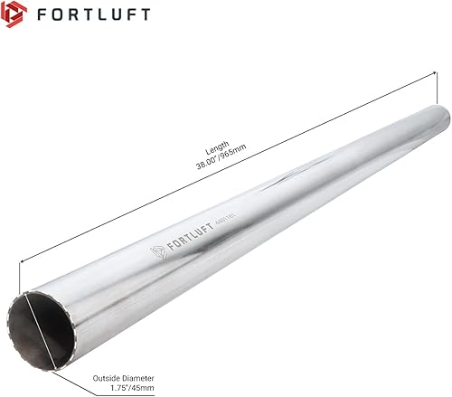 Vista 49 de Fortluft Tubo de escape universal curvo y codo, de acero inoxidable, recto, 2.00 pulgadas/50.8 mm