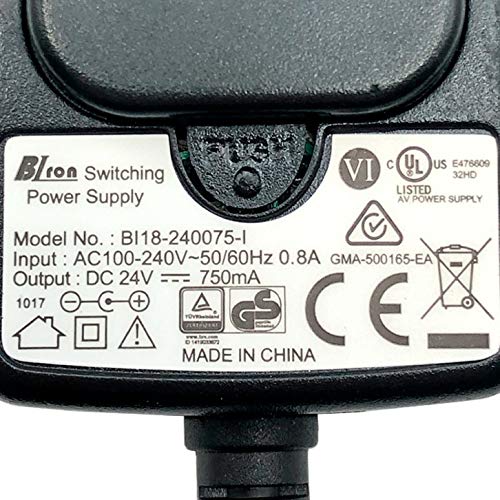 Original BIron BI18-240075-I Wechselnd Netzteil AC/Dc Adapter 24V 0.75A