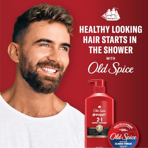 Old Spice Mens 2-in-1 Shampoo and Conditioner, Swagger, Cedarwood Lime Scent, For All Hair Types, Healthier, Fuller, Moisturized Looking Hair, Barbershop Quality, Remove Dirt & Oil, 21.9 fl oz - image 7