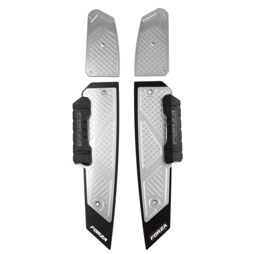 Fußrasten Pedale Motorrad Fußrasten Für FORZA 300 350 2018-2023 Motorrad Fußmatten Fußmatten Trittbrett Trittplatte Pegs Für Honda Zubehör Nicht-originale Bohrung Installation (Titan)