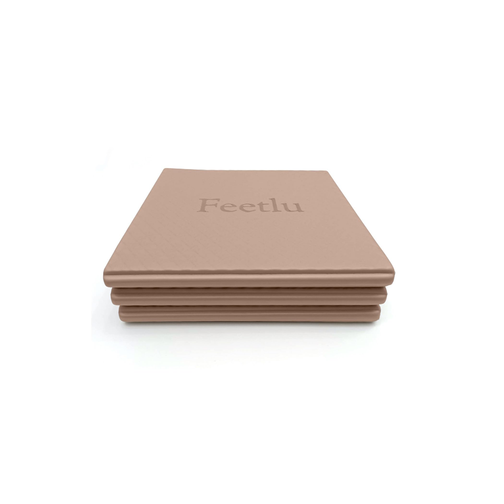 Feetlu 折りたたみヨガマット　厚さ6mm エクササイズマット　トレーニング Amazon | 折りたたみ式ヨガマット - 厚さ6mm、軽量で旅行用に