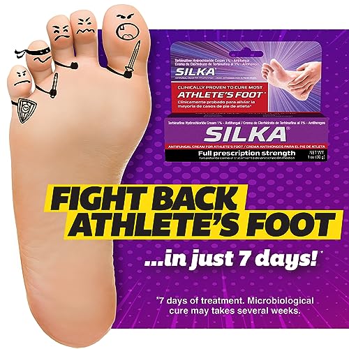 SILKA AntiFungal Cream, Clinical AntiFungus Foot
