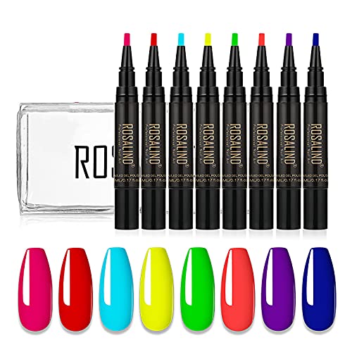 Vernis à gel néon détachable pour une manucure semi-permanente sans bavure