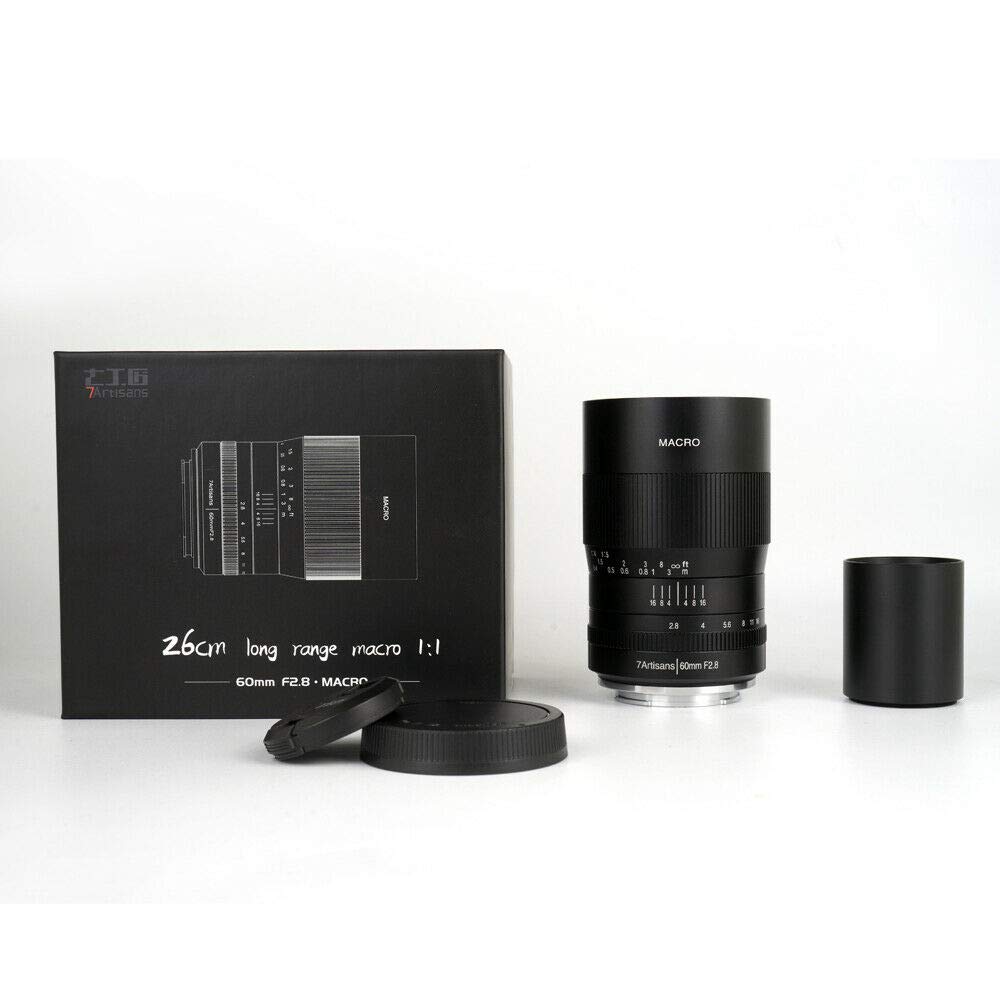 Amazon | 7artisans 60mm f/2.8 マクロレンズ APS-C 手動固定レンズ