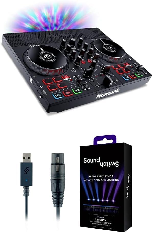 Numark Party Mix DJコントローラー　箱無し Amazon.co.jp: Numark DJコントローラー スピーカー内蔵 DJ機材